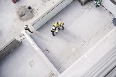 Commercial Slab Installation in Williamsburg, VA