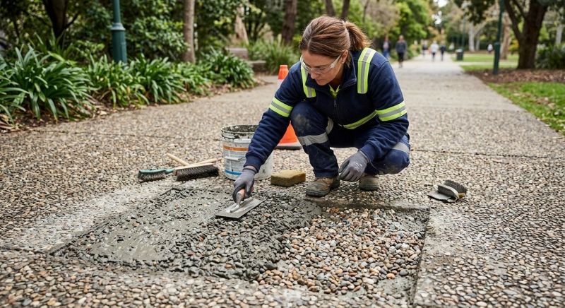 Exposed Aggregate Installation Service
