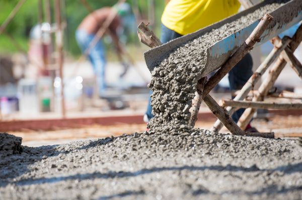 Backyard Concrete Pouring